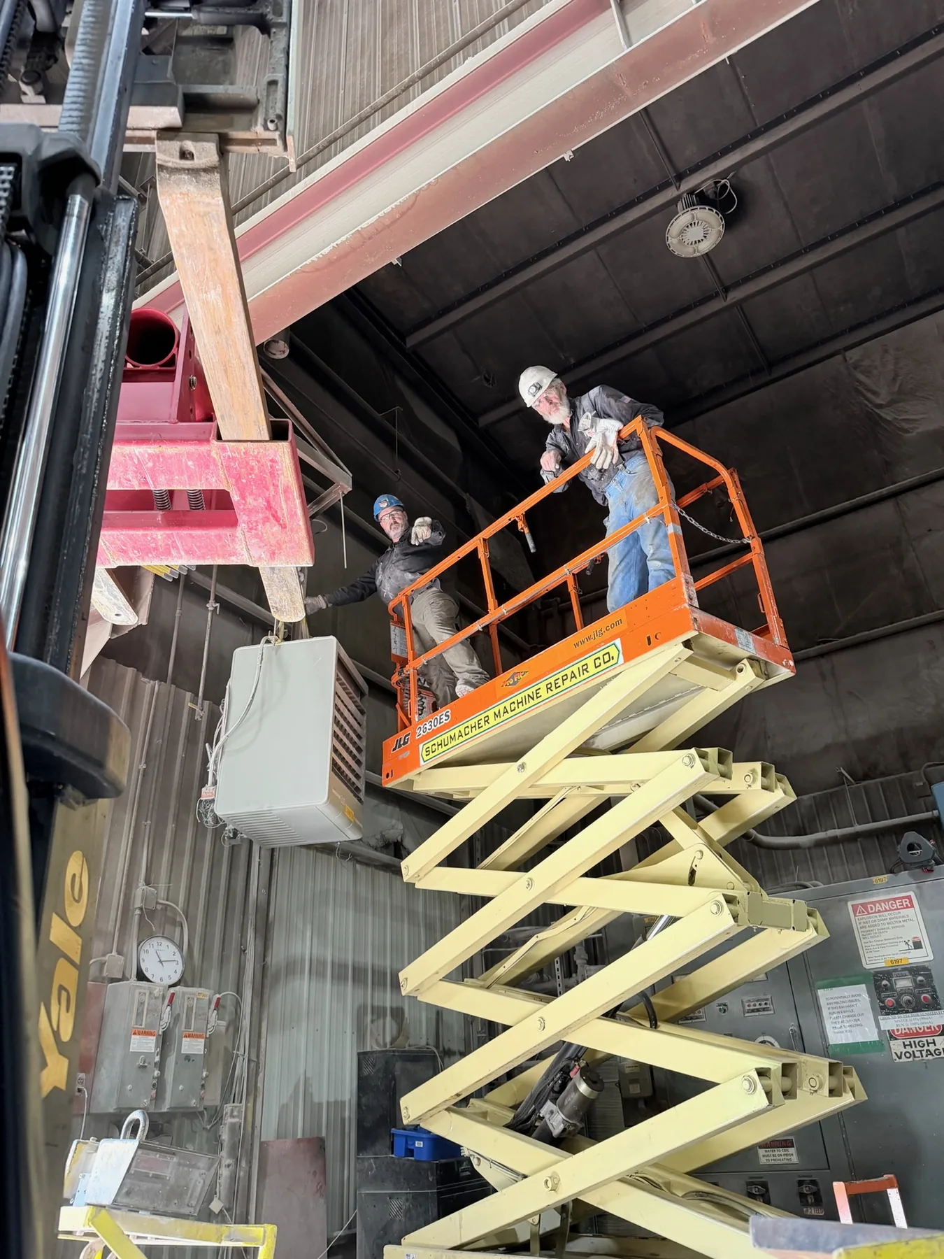 Heavy machinery installation services near Menomonee Falls, WI by Schumacher Machine Repair Company